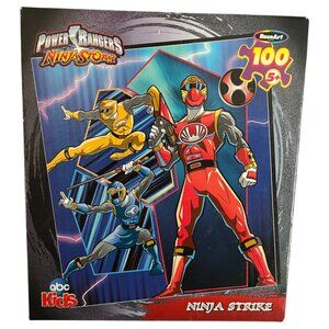 Power Rangers 100 Piece Puzzle Ninja Storm Ninja Strike‎ 2003 RoseArt ABC Kids